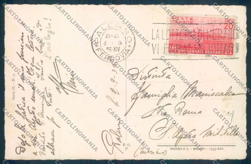 Palermo Città San Cataldo cartolina ZT7924 – retro