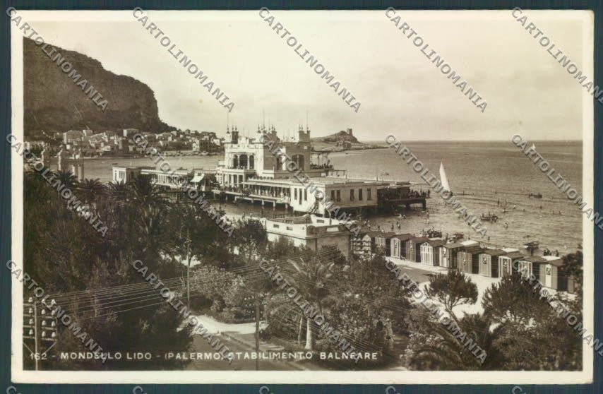 Palermo Città Mondello STRAPPINO Foto cartolina ZT7928 – fronte