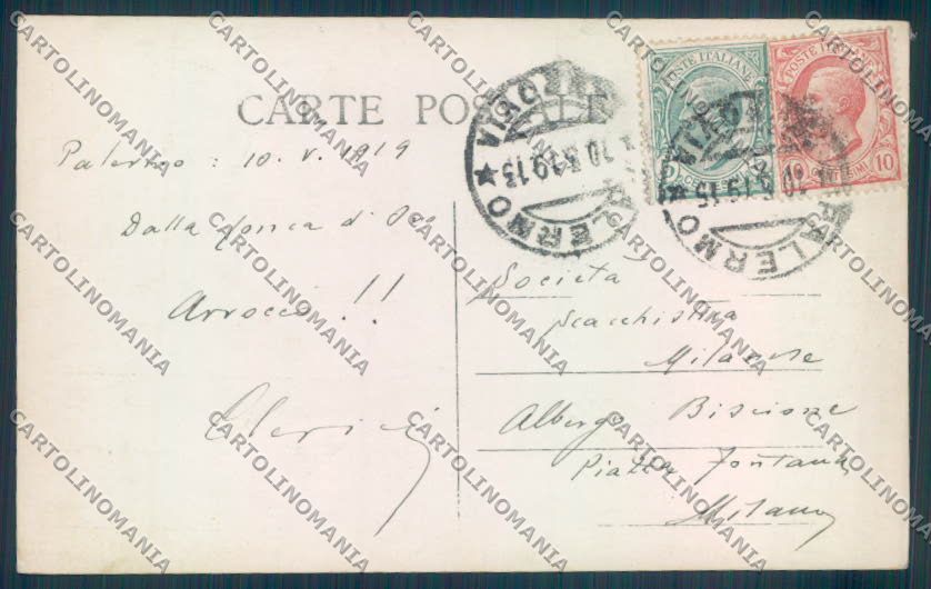 Palermo Città Monte Pellegrino Foto cartolina ZT7933 – retro