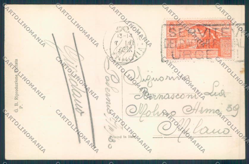 Palermo Città Monte Pellegrino Foto cartolina ZT7936 – retro