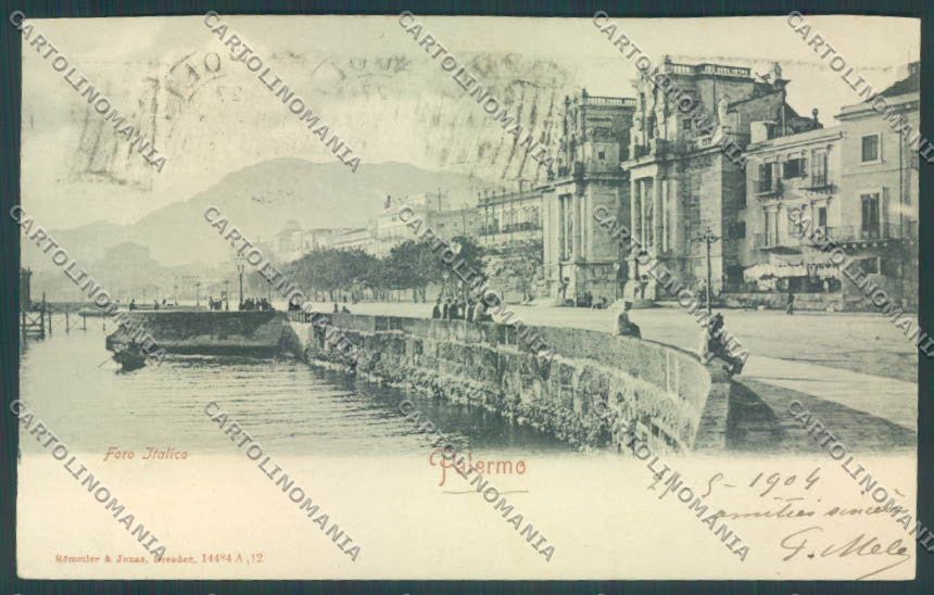 Palermo Città Foro Italico cartolina ZT7956 – fronte