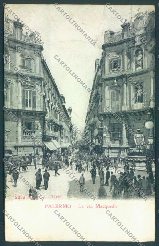 Palermo Città Via Maqueda Alterocca cartolina ZT7969 – fronte