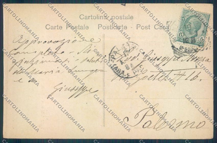 Palermo Città Via Maqueda Alterocca cartolina ZT7969 – retro