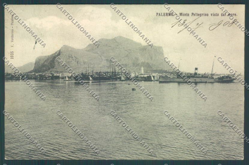 Palermo Città Monte Pellegrino cartolina ZT7975 – fronte