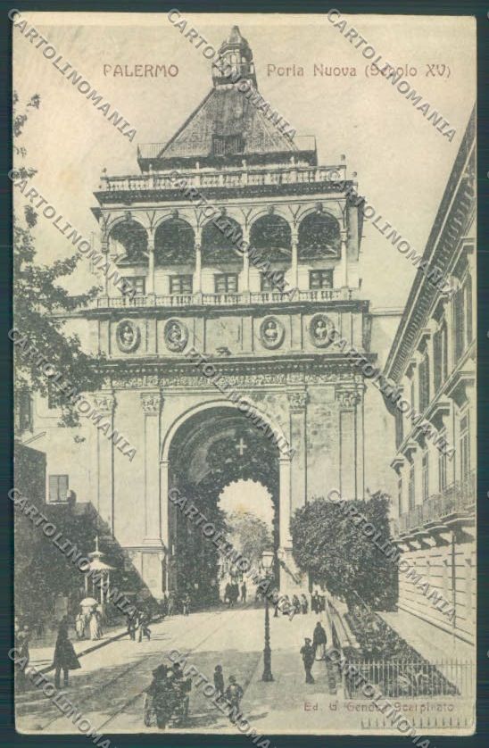 Palermo Città Porta Nuova cartolina ZT7978 – fronte