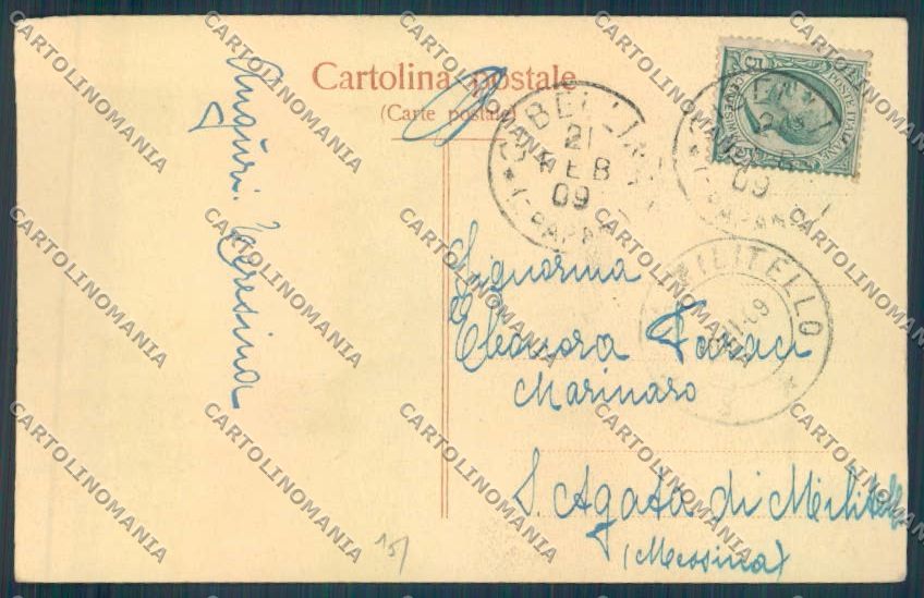 Palermo Città Porta Felice ABRASA cartolina ZT7980 – retro