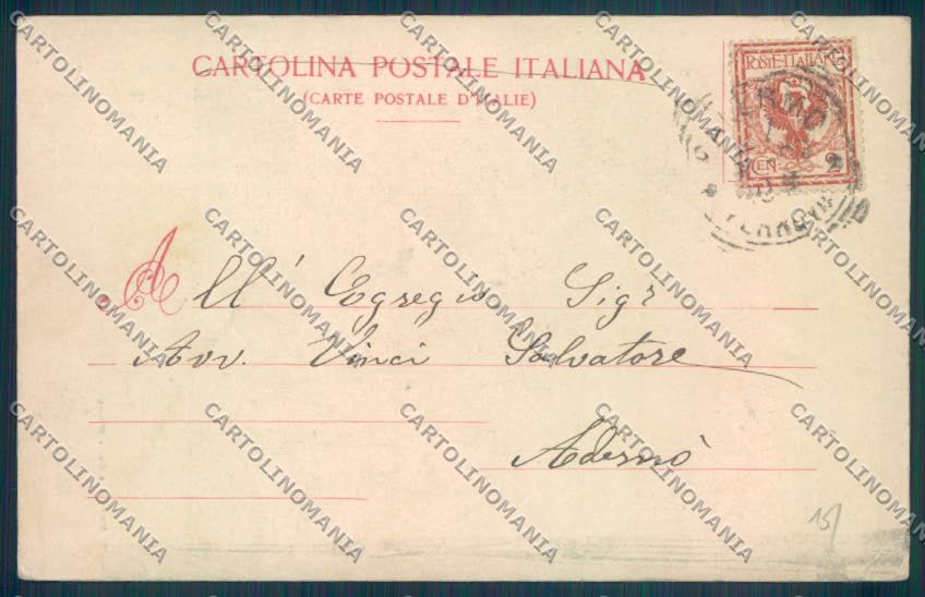 Palermo Città Porta Felice cartolina ZT7989 – retro