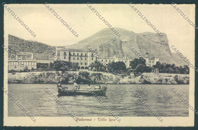 Palermo Città Villa Igea cartolina ZT7995 – fronte