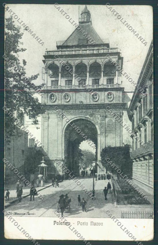 Palermo Città Porta Nuova Alterocca cartolina ZT8003 – fronte