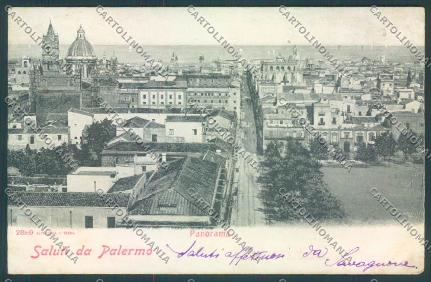 Palermo Città Alterocca PIEGHINE cartolina ZT8006 – fronte