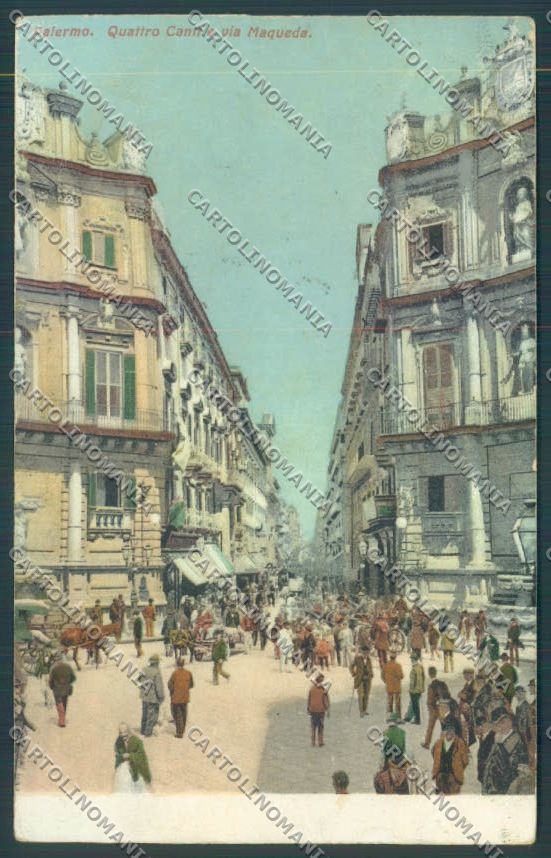 Palermo Città Via Maqueda cartolina ZT8012 – fronte