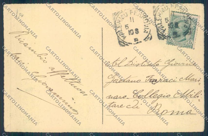 Palermo Città Via Maqueda cartolina ZT8014 – retro