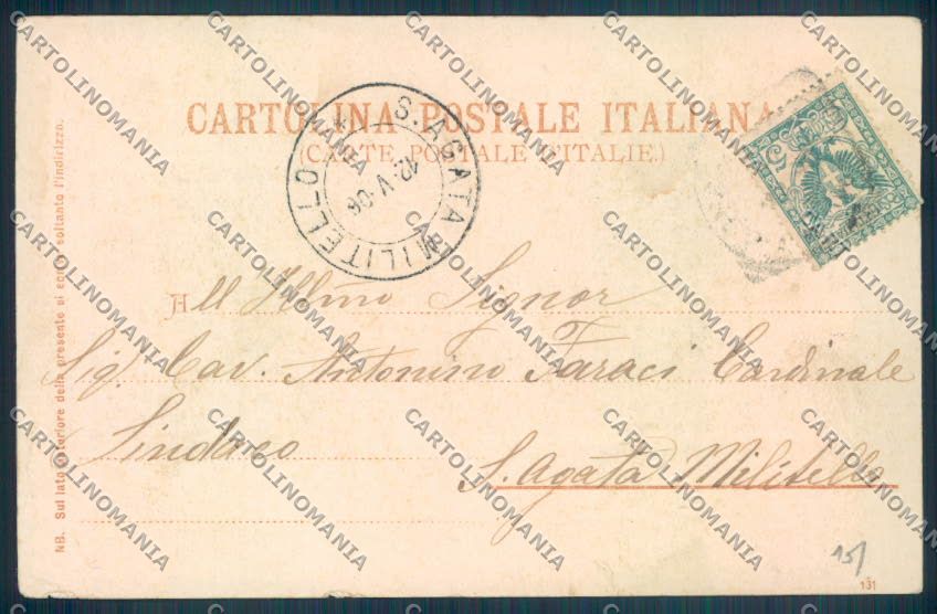 Palermo Città Quattro Cantoni ABRASA cartolina ZT8016 – retro