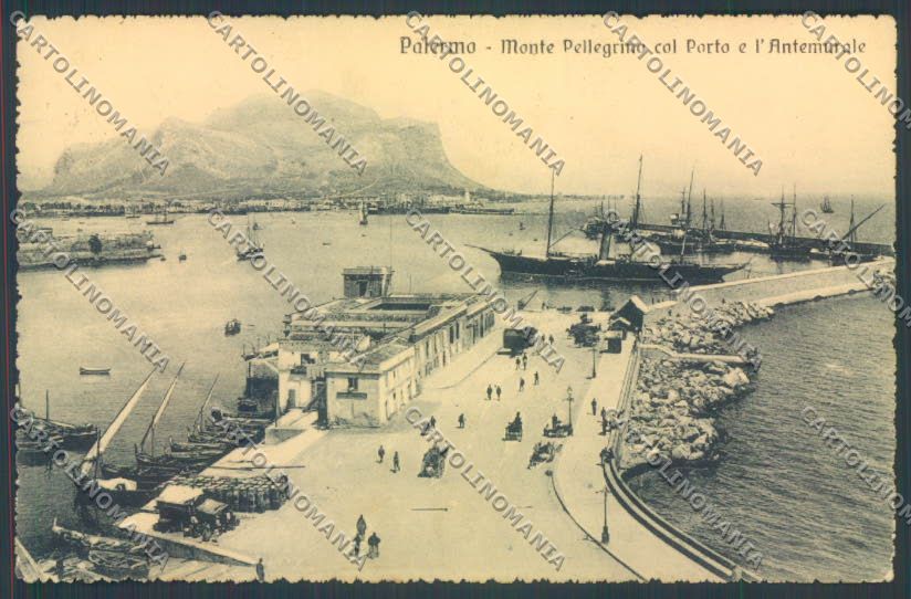 Palermo Città Monte Pellegrino cartolina ZT8021 – fronte