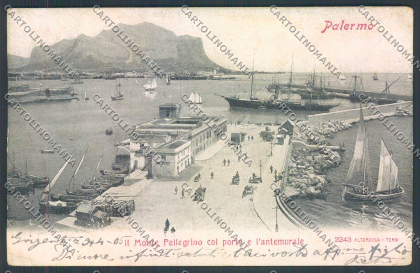 Palermo Città Monte Pellegrino Alterocca cartolina ZT8029 – fronte