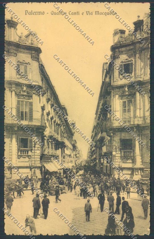 Palermo Città Via Maqueda cartolina ZT8030 – fronte