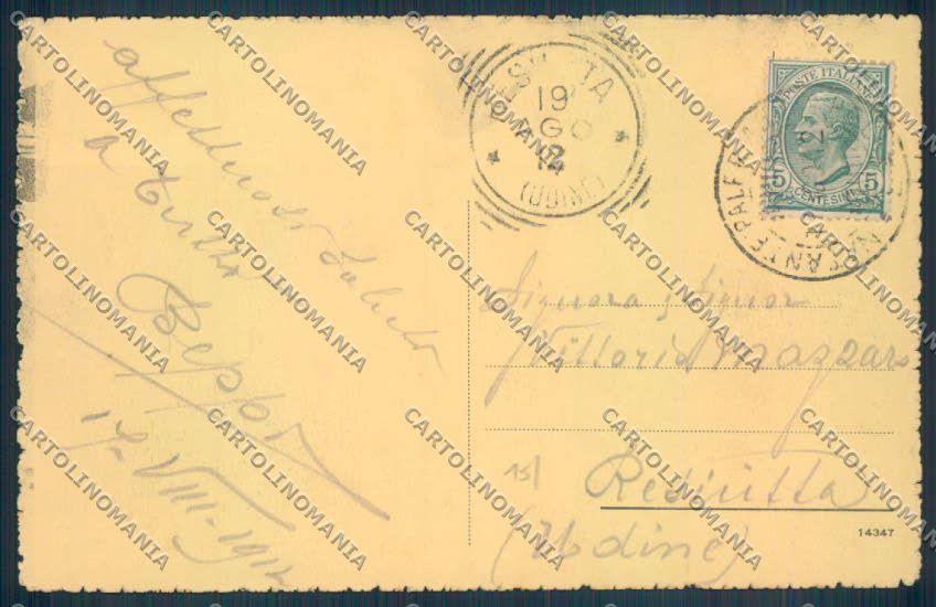 Palermo Città Via Maqueda cartolina ZT8030 – retro