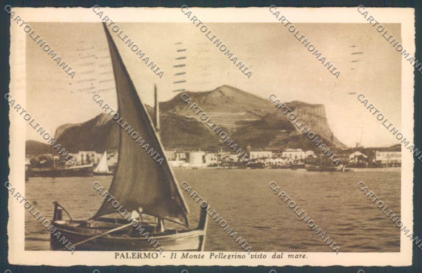 Palermo Città Monte Pellegrino cartolina ZT8036 – fronte