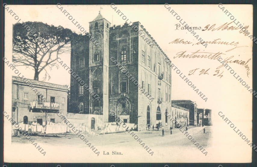 Palermo Città La Zisa cartolina ZT8038 – fronte