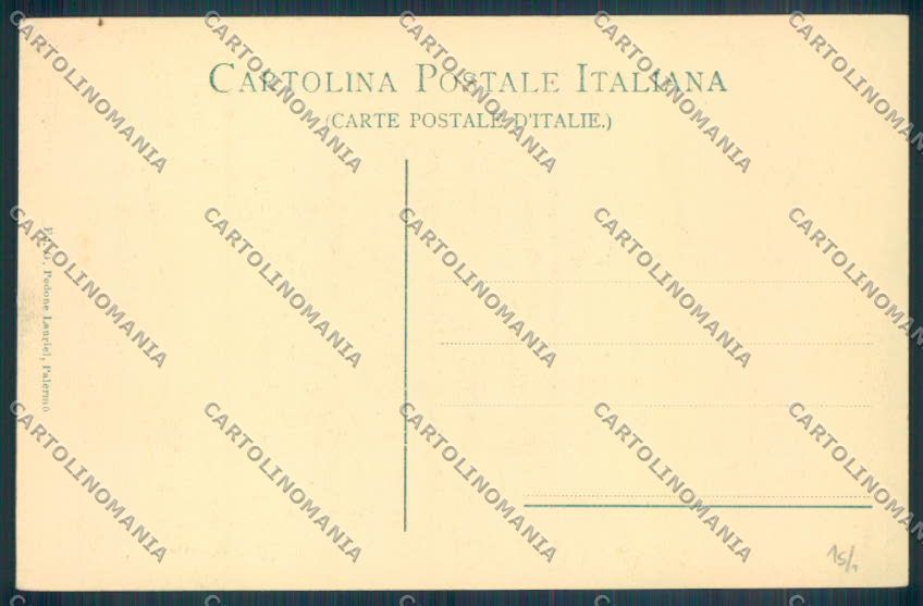 Palermo Città Giardino Garibaldi cartolina ZT8039 – retro