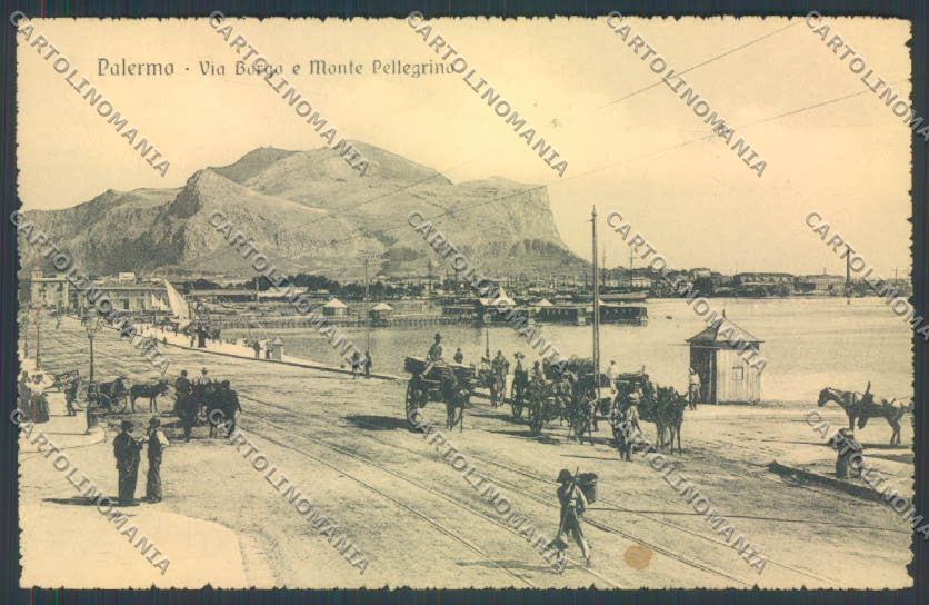 Palermo Città Monte Pellegrino cartolina ZT8045 – fronte