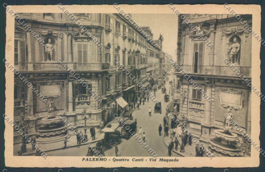 Palermo Città Via Maqueda cartolina ZT8046 – fronte