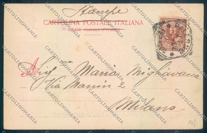 Palermo Città Cavallo Marabitti cartolina ZT8049 – retro