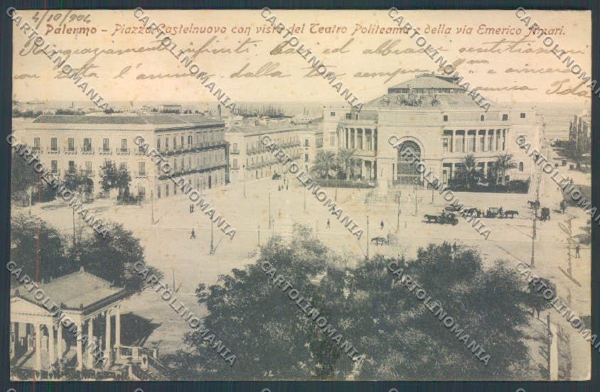 Palermo Città Politeama cartolina ZT8062 – fronte