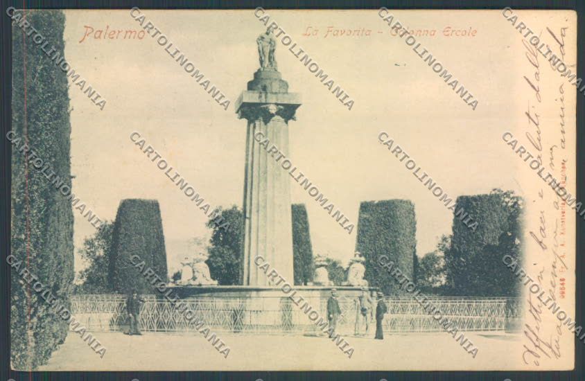 Palermo Città La Favorita cartolina ZT8063 – fronte