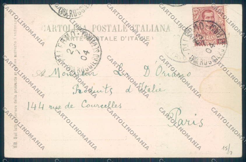Palermo Città Monte Pellegrino cartolina ZT8066 – retro