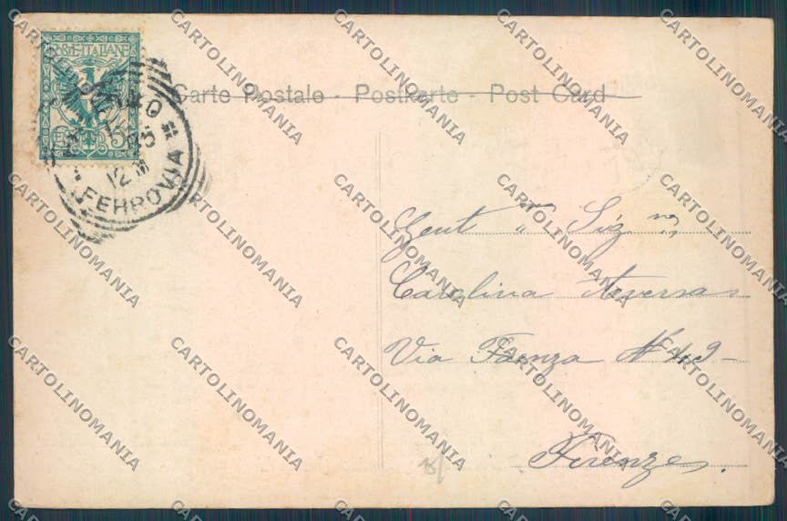 Palermo Città Piazza Marina Alterocca cartolina ZT8069 – retro