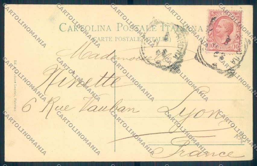 Palermo Città Monte Pellegrino cartolina ZT8071 – retro