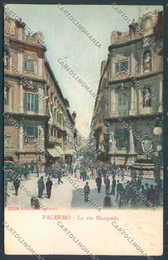Palermo Città Via Maqueda Alterocca cartolina ZT8072 – fronte