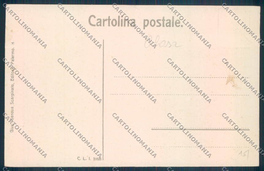 Palermo Città Porta Felice cartolina ZT8074 – retro