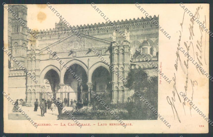 Palermo Città Cattedrale cartolina ZT8080 – fronte