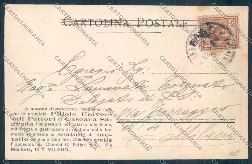 Palermo Città Cattedrale cartolina ZT8080 – retro