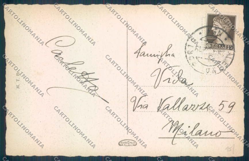 Palermo Città Via Maqueda cartolina ZT8081 – retro