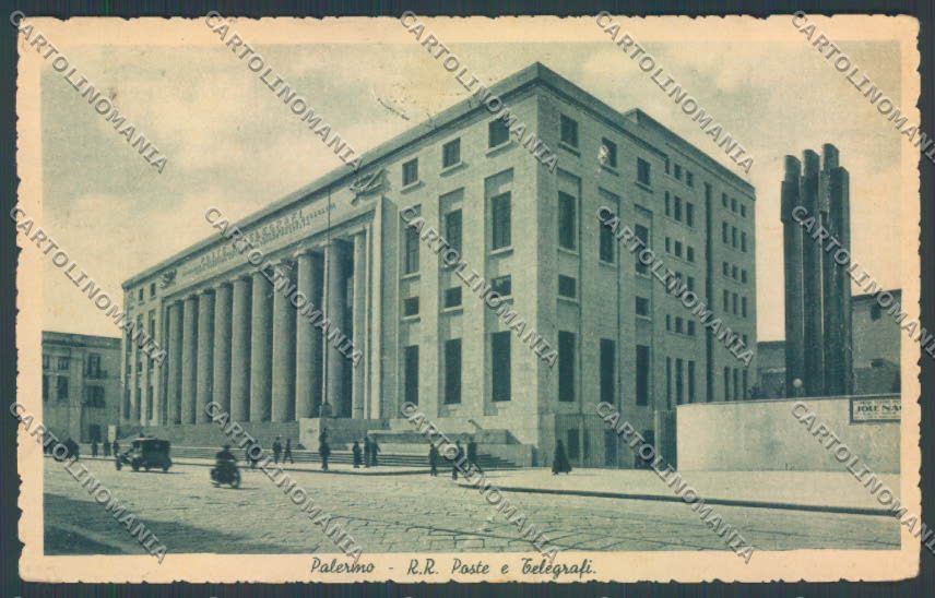 Palermo Città Poste PIEGHINA cartolina ZT8085 – fronte