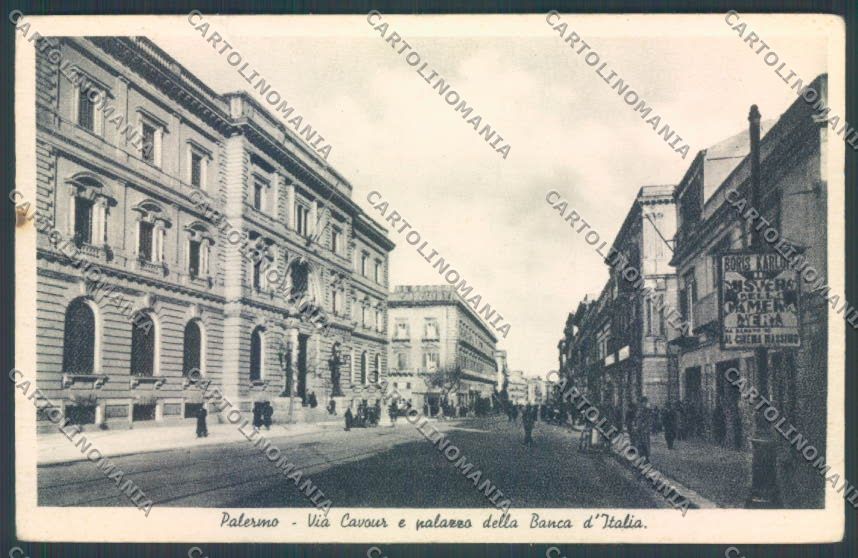 Palermo Città Via Cavour STRAPPINO cartolina ZT8086 – fronte
