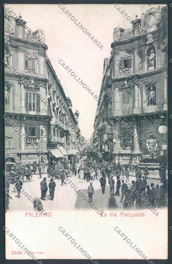 Palermo Città Via Maqueda Alterocca cartolina ZT8089 – fronte