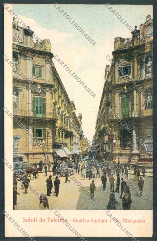 Palermo Città Via Maqueda cartolina ZT8096 – fronte