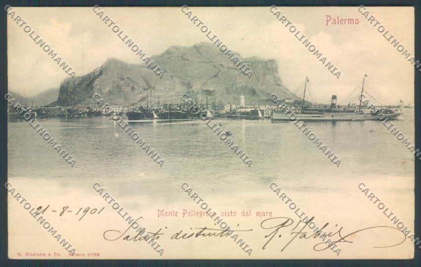 Palermo Città Monte Pellegrino cartolina ZT8099 – fronte