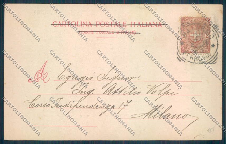 Palermo Città Monte Pellegrino cartolina ZT8099 – retro