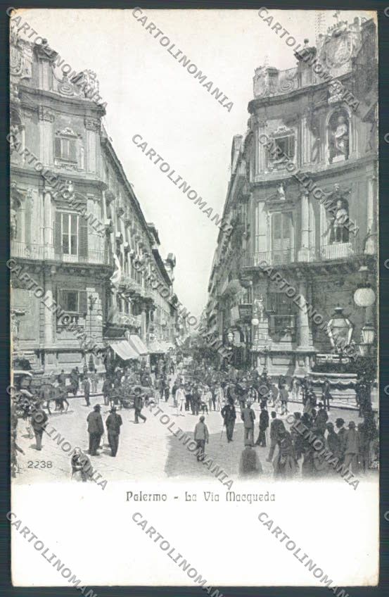 Palermo Città Via Maqueda Alterocca cartolina ZT8105 – fronte
