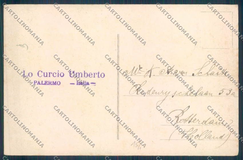 Palermo Città Via Maqueda Alterocca cartolina ZT8105 – retro