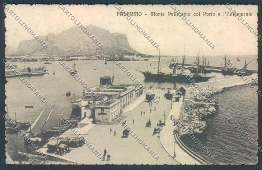 Palermo Città Monte Pellegrino cartolina ZT8109 – fronte