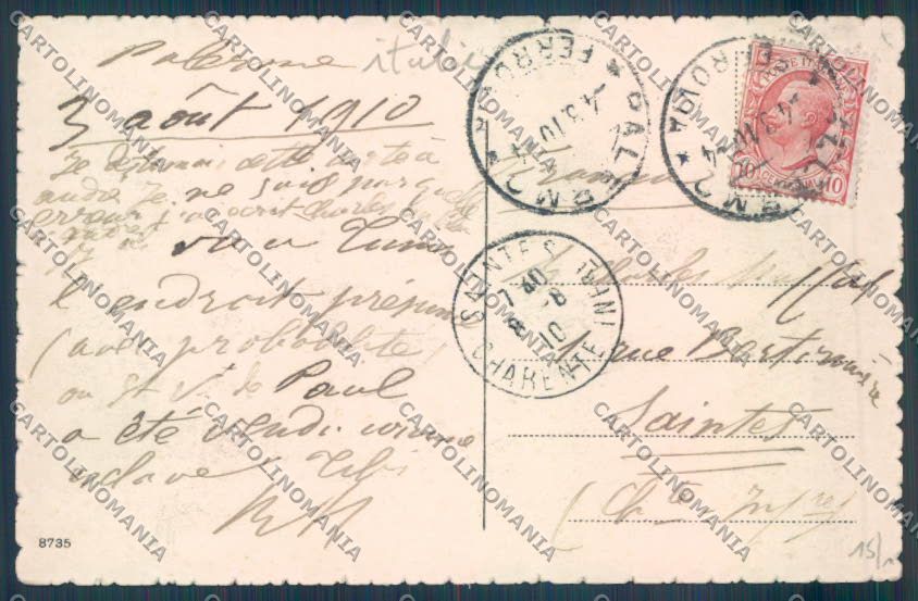 Palermo Città Monte Pellegrino cartolina ZT8109 – retro