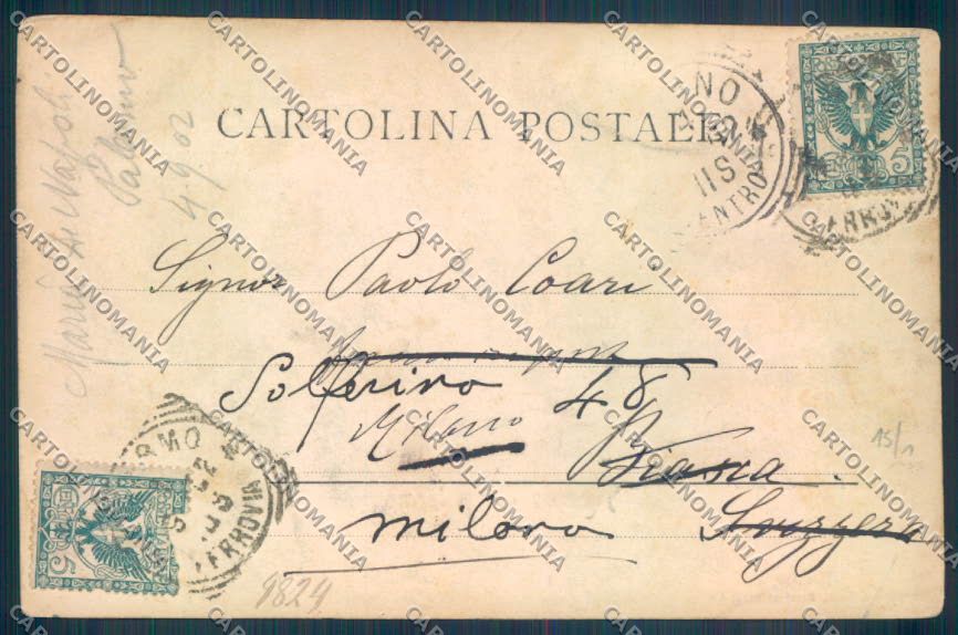 Palermo Città Porta Felice cartolina ZT8120 – retro