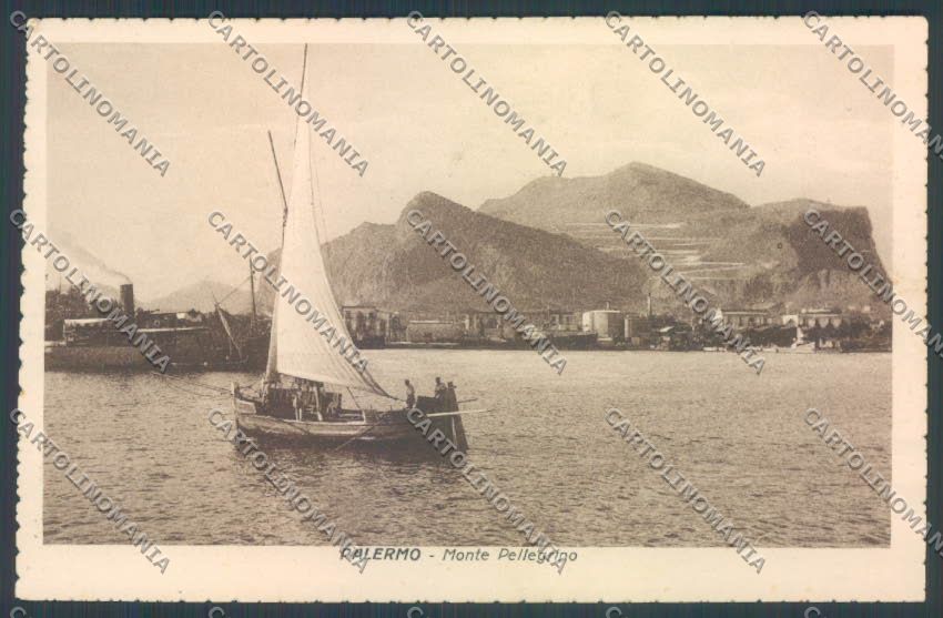 Palermo Città Monte Pellegrino cartolina ZT8127 – fronte