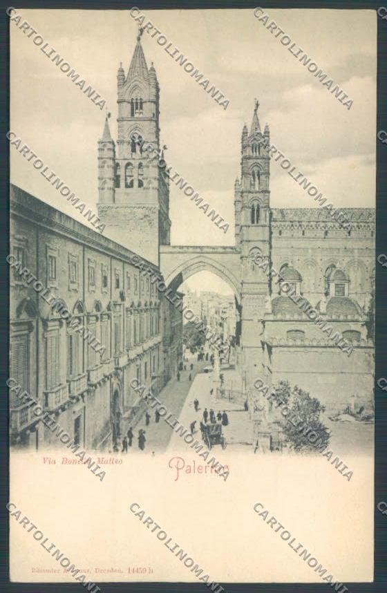 Palermo Città Via Bonello cartolina ZT8132 – fronte